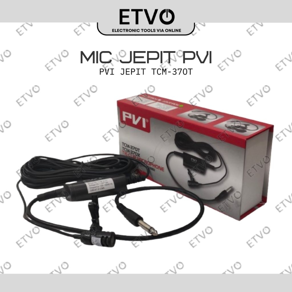 Microphone Mic Jepit PVI TCM 370T