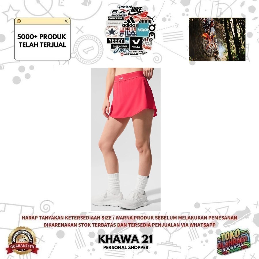 ROK OLAHRAGA TENNIS PADEL ALO MATCH POINT TENNIS SKIRT