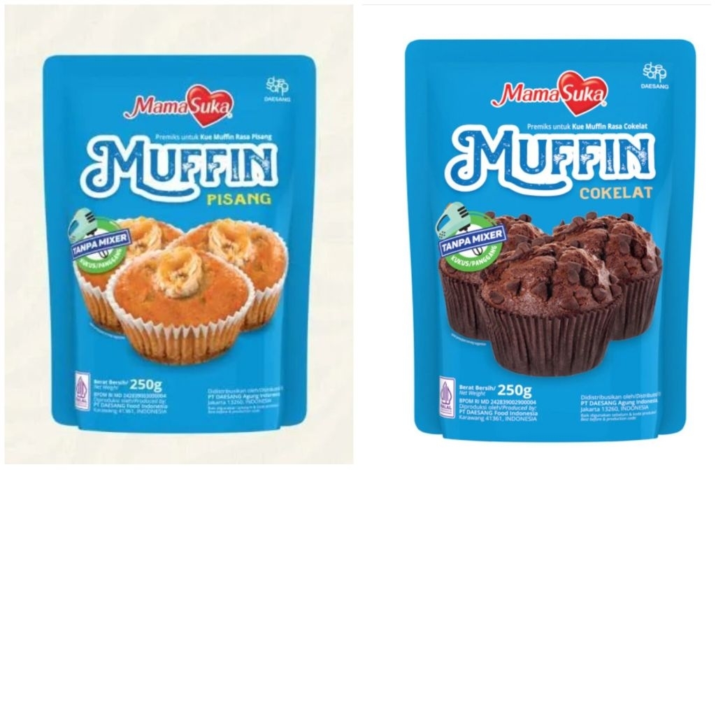 

Mamasuka Muffin 2 Varian Rasa( Cokelat & Pisang) 250g