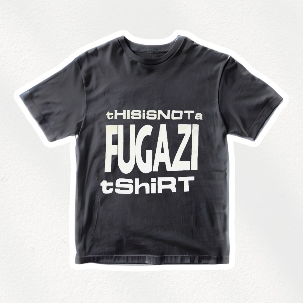 KAOS ANAK BAND - NOT FUGAZI TSHIRT - KAOS BAND - FUGAZI