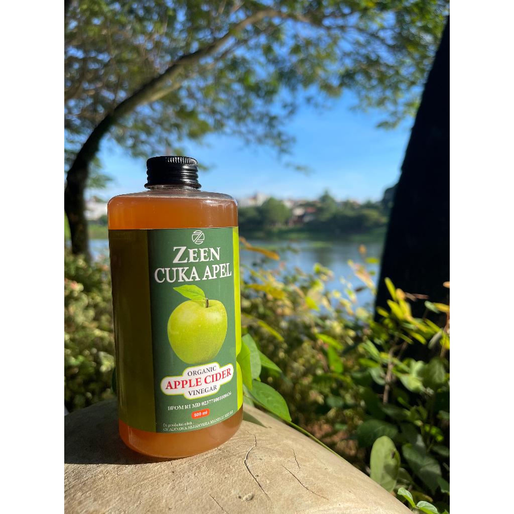 

ZEEN Cuka Apel Organik Original 500ml / Apple Cider Vinegar With The Mother Cuka Sari Apel Murni