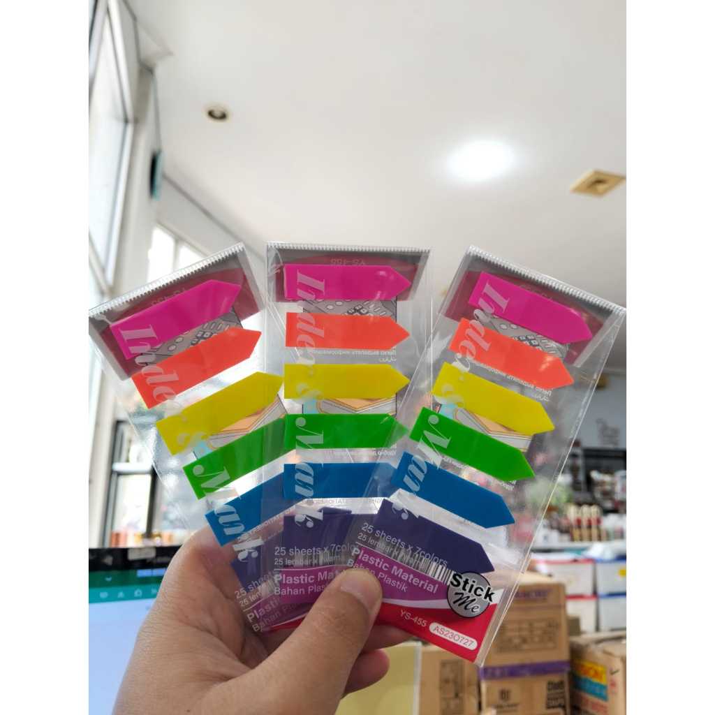 

STICKY NOTE 7 WARNA LANCIP / PEMBATAS BUKU 7 WARNA LANCIP