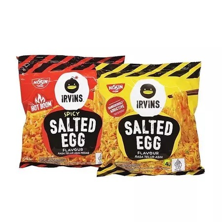 

CUCI GUDANG Bungkus Nissin Irvins Noodle Salted Egg Spicy Salted Egg pcs