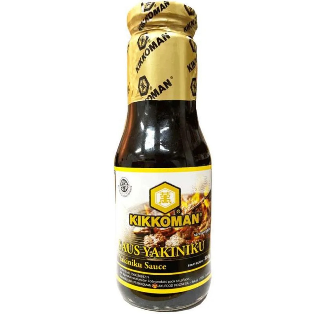

KIKKOMAN Saus Yakiniku 300gr Botol Sauce Halal Wangi Lezat Gurih