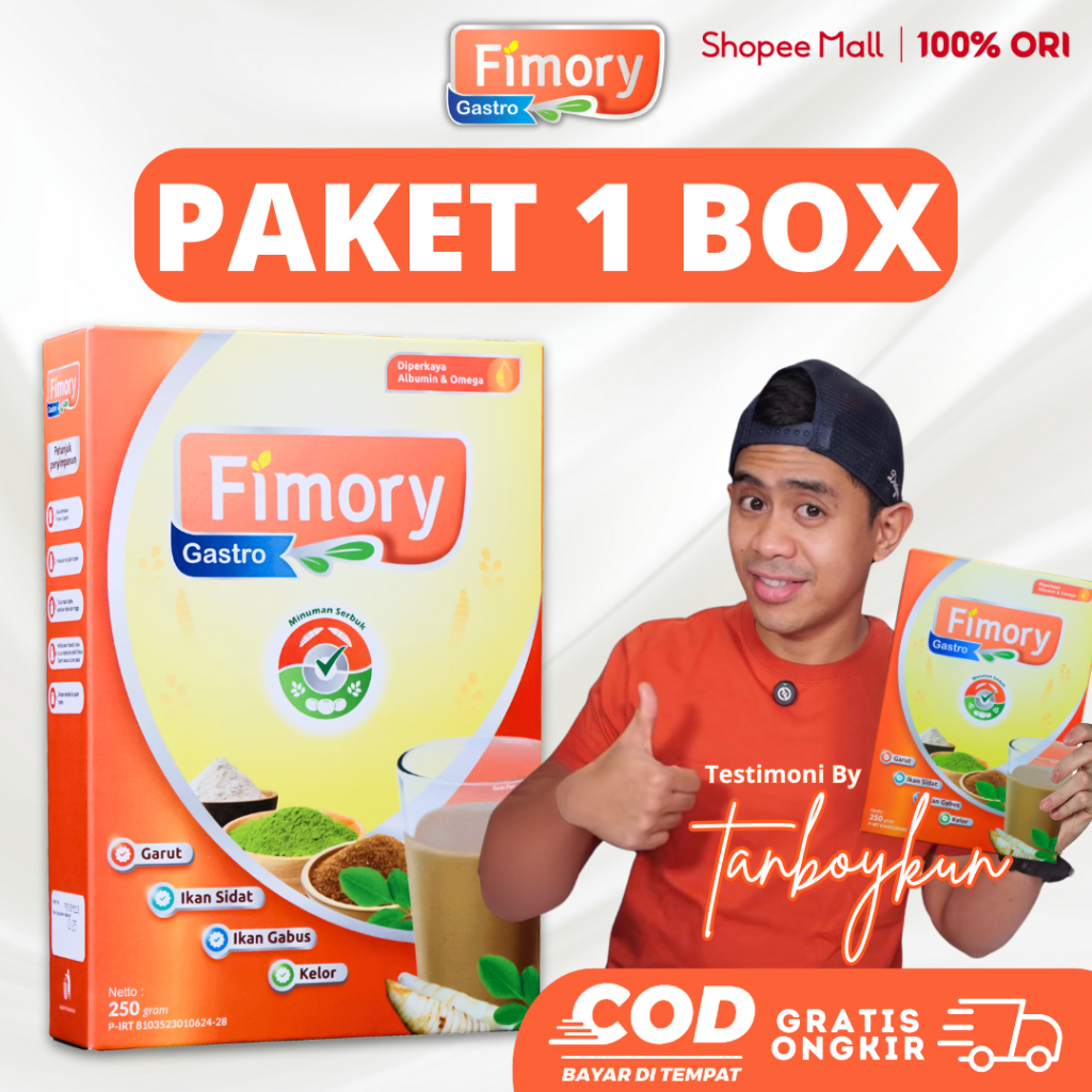 

NG FIMORY 250gr Minuman Sehat Nutrasetikal Untuk Mengatasi Asam Lambung Bisa COD