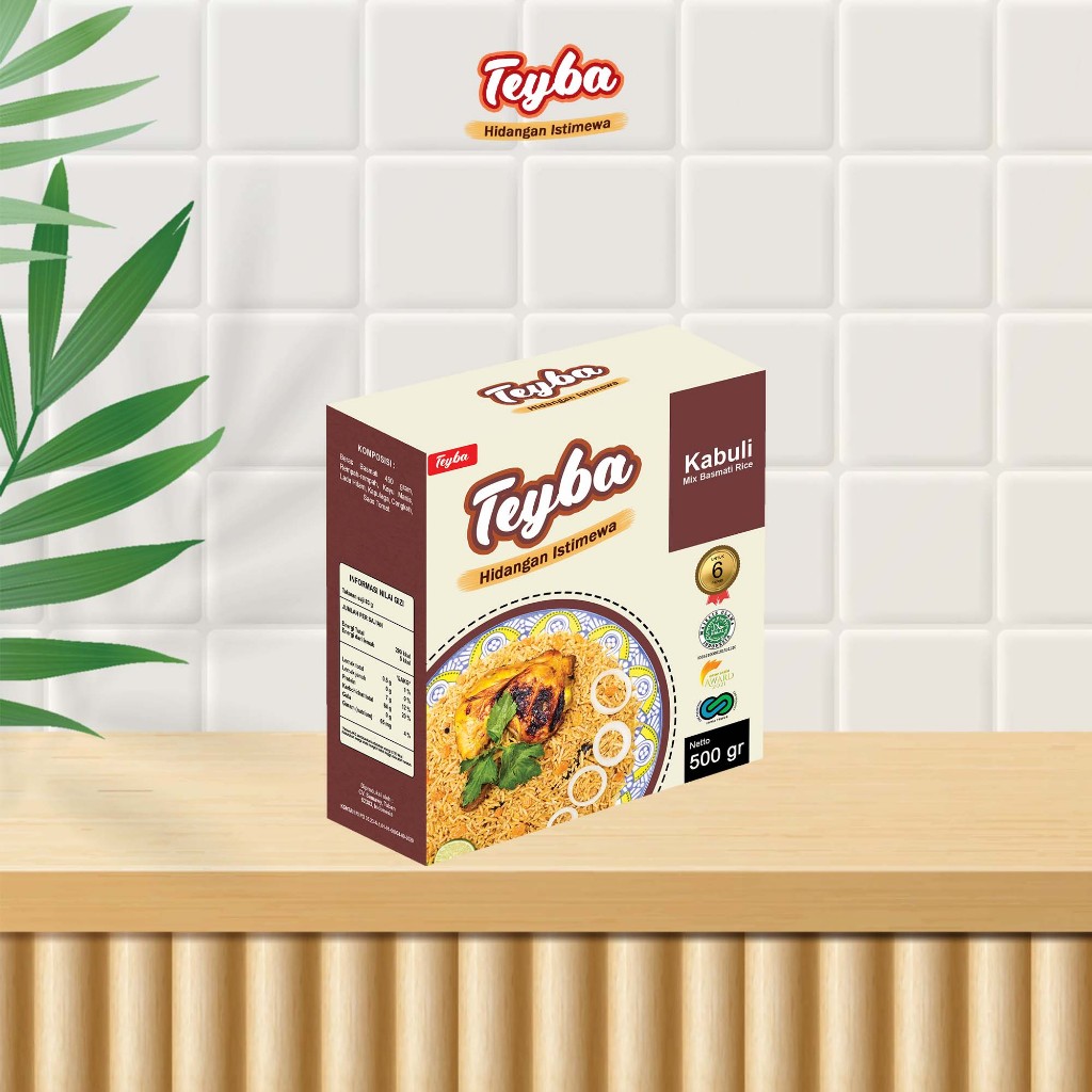 

Teyba Nasi Kabuli 500 Gram. Lengkap Dengan Beras Basmati Dan Bumbu Rempah