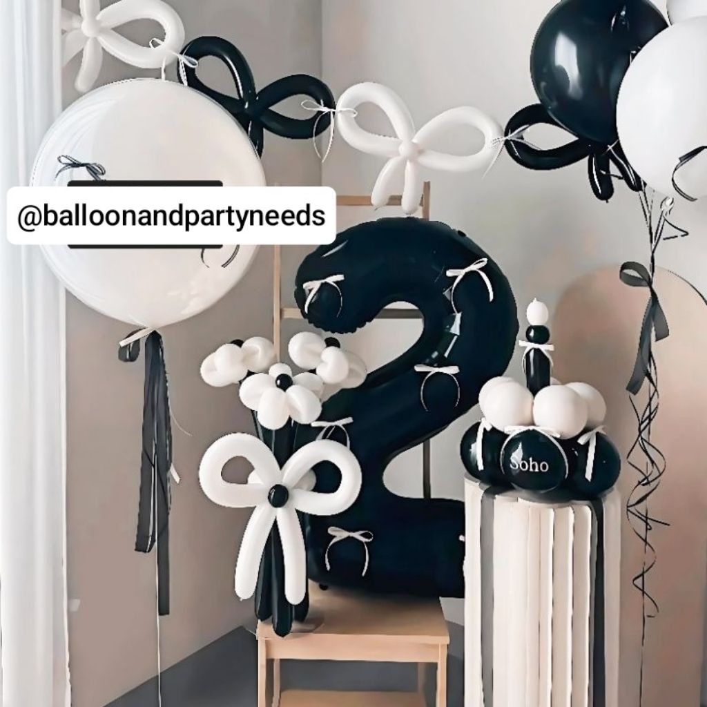 

Ribbon / Pita satin jadi untuk dekor balon party cute
