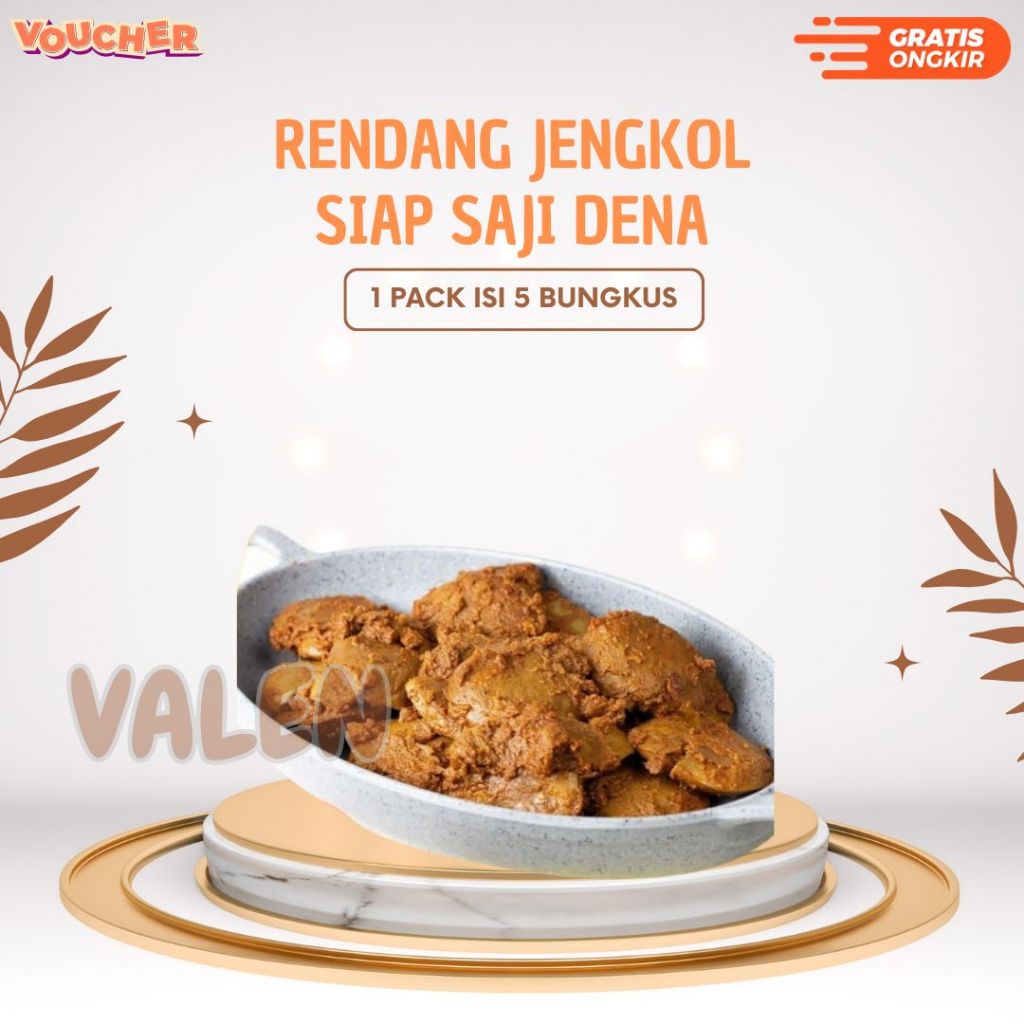 

Rendang Jengkol Siap Saji DENA (Kemasan Vacuum Steril Tahan Lama) - 1 Pack isi 5 Bungkus
