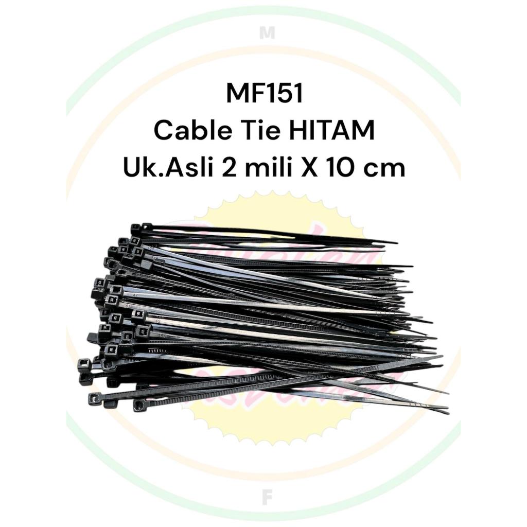 

Cable Tie HITAM 10cm X 2mm 100pcs Kabel Ties Tish Tis 1pack Kode Pack 2.5x100 mm 10cm Black