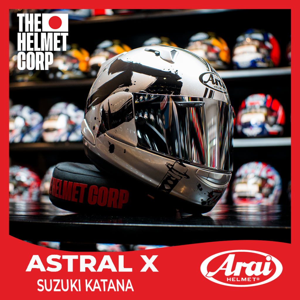 ARAI ASTRAL X SUZUKI KATANA FULL FACE HELMET