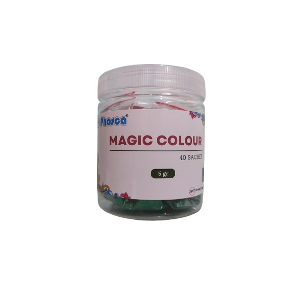 

MAGIC COLOUR GLITER SACHET 5gr TOPLES 500gr
