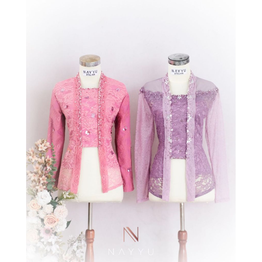 ATASAN KEBAYA BROKAT PAYET