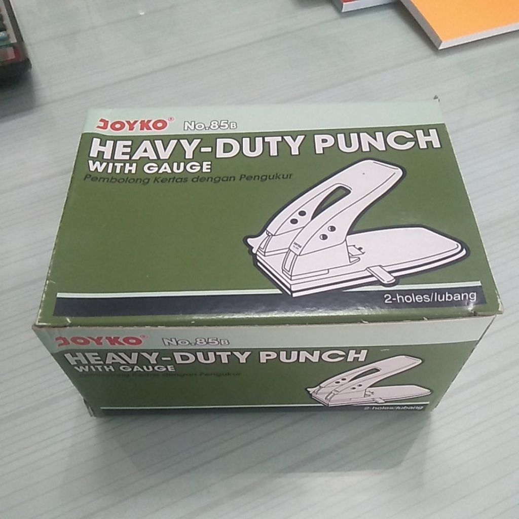 

JOYKO HEAVY-DUTY PUNCH WITH GAUGE NO.85B PEMBOLONG KERTAS DENGAN PENGUKUR