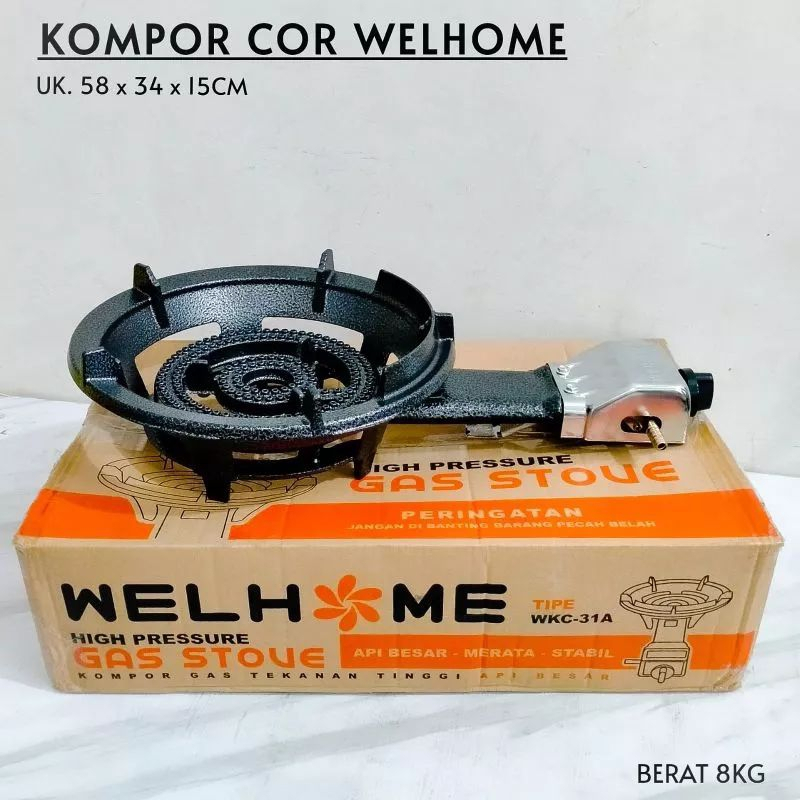 Kompor Gas 1 Tungku Besar Ring Api Ganda Garansi Resmi 289 TL WELHOME KOMPOR 1 TUNGKU