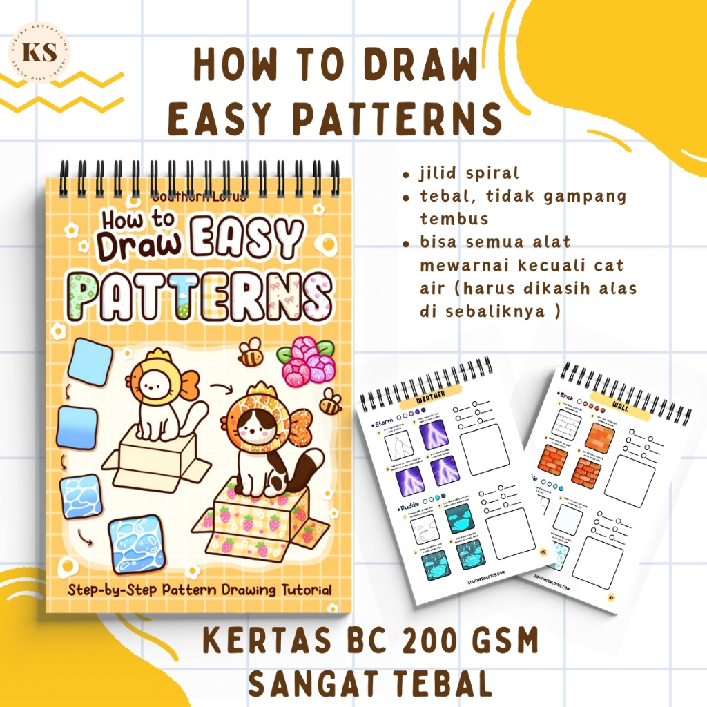 

HOW TO DRAW EASY PATTERNS Coloring Book for Adults and Kids Coloring Practice Buku Latihan Mewarnai Remaja Dewasa