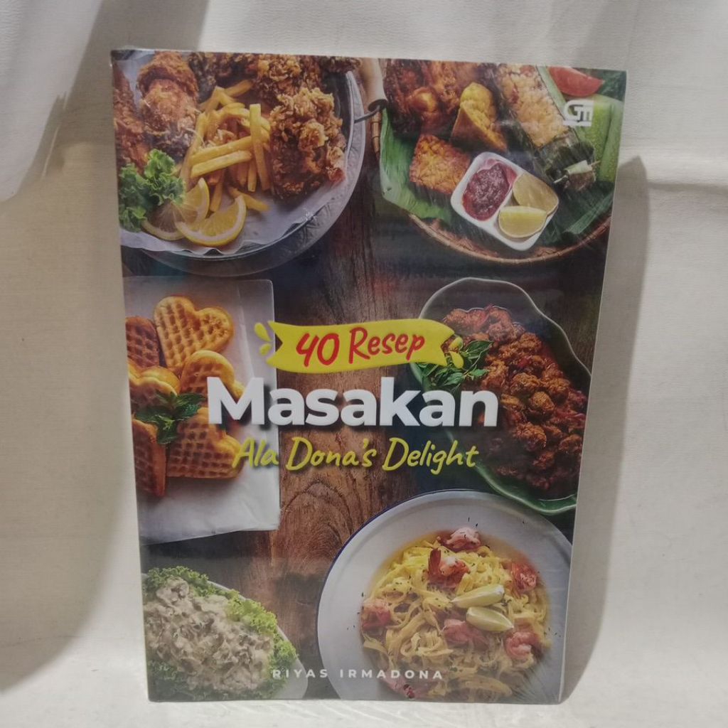 Buku 40 Resep Masakan Ala Dona's Delight -Riyas Irmadona