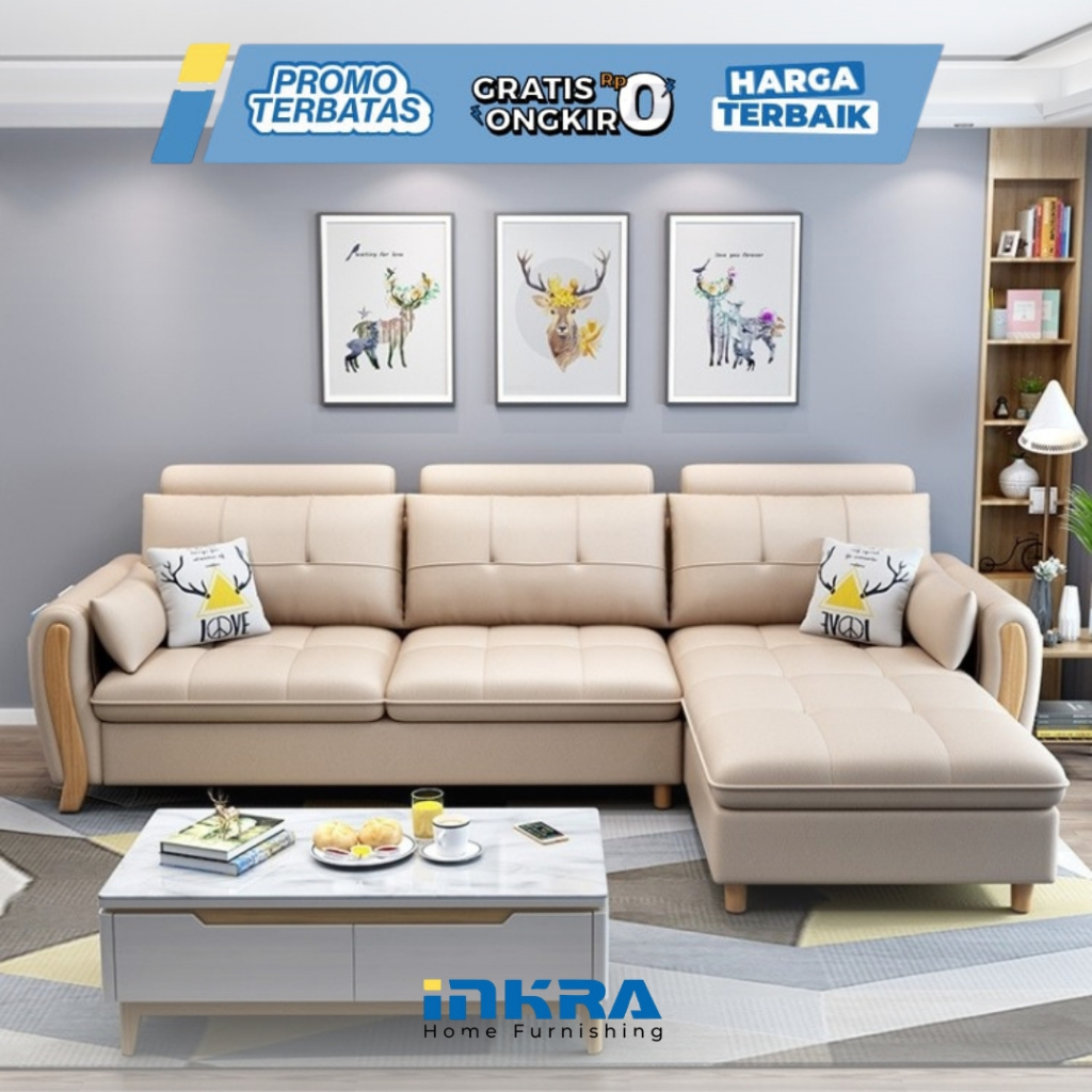 Sofa Minimalis Ruang Tamu Modern Model L