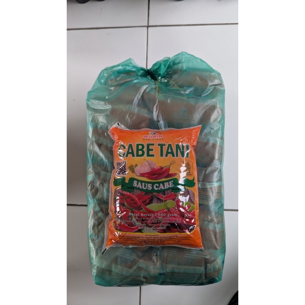 

Saos Sambal Cabe Tani refill 660gr