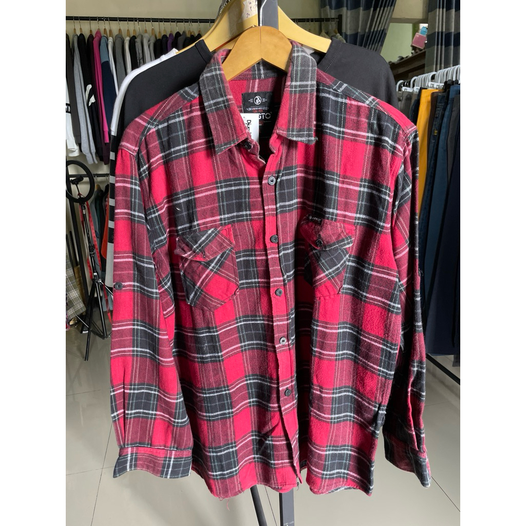 kemeja flanel second brand original