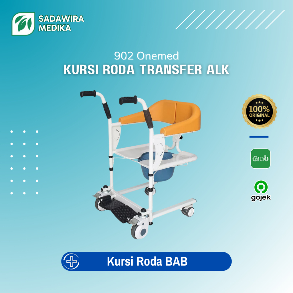 Kursi Roda Transfer ALK 902 Onemed Plus Tempat BAB