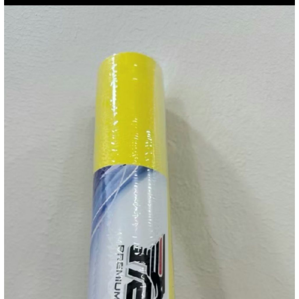 stiker skotlet warna kuning lemon glosi /mengkilap