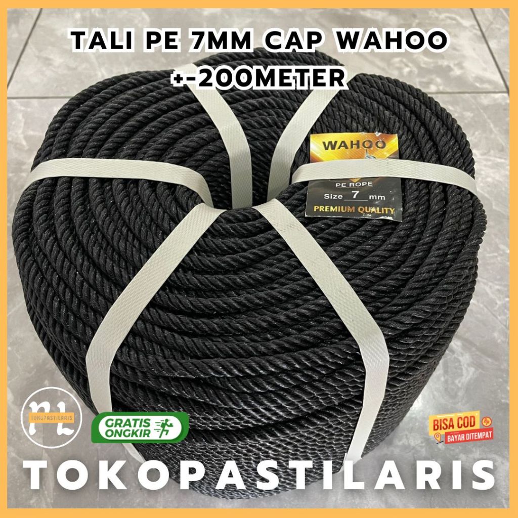 

Tali Tambang 7mm / TALI IKAT TRUK / TALI PENGIKAT 1 ROL HARGA GROSIR +/- 200METER