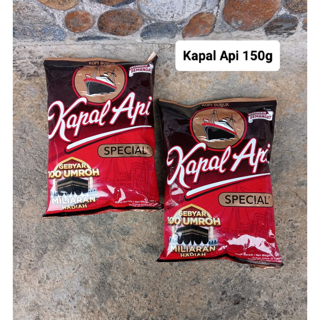

[ Berat 150g ]Kopi Kapal Api Special/Kopi Bubuk Pilihan