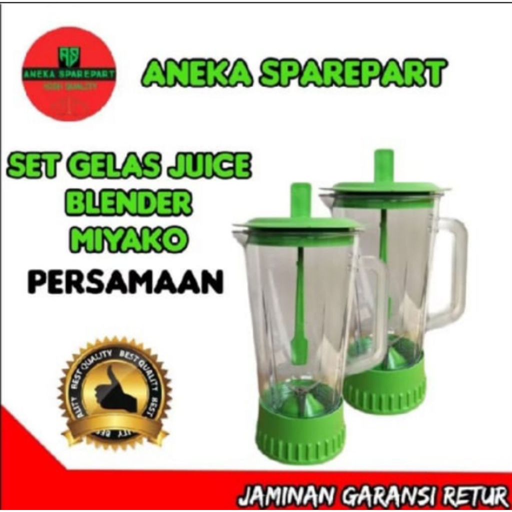 gelas jus blender miyako /gelas set blender miyako /national