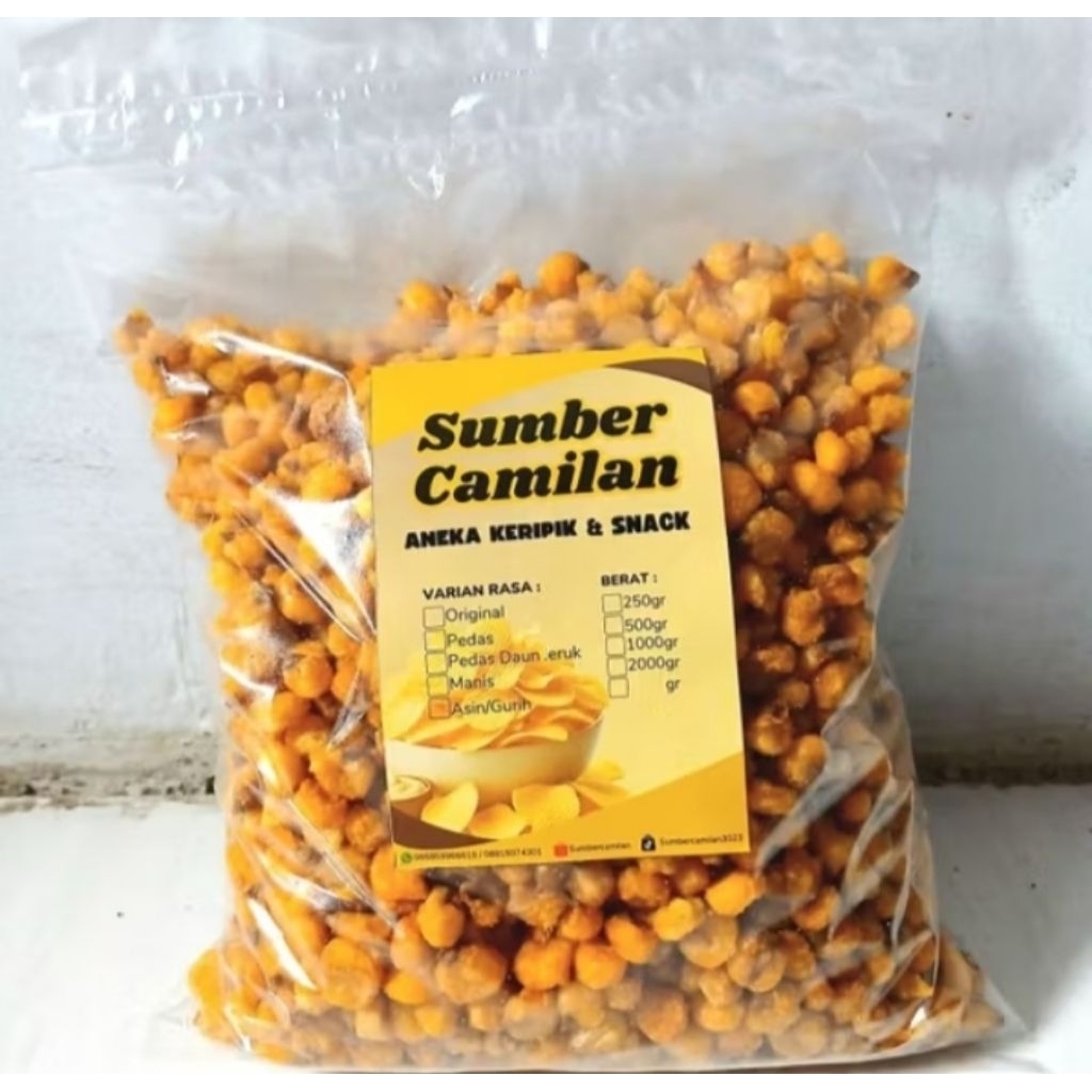 

Kacang Marning Jagung Original Renyah Gurih (250gr 500gr 1000gr)