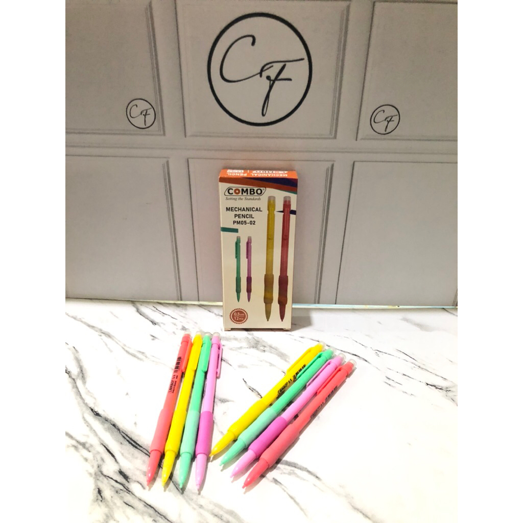 

N/A PM 02 Mechanical Pencil 0.5mm / Pensil Mekanik 0.5mm PM05-02Refillable Pensil Mekanik Cetek Tip 0.5