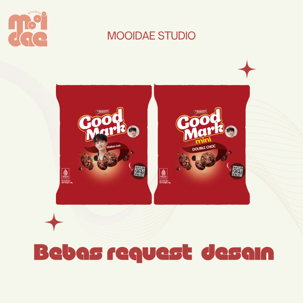 

Sticker Snack Cookies Freebies Konser UlangTahun Gift Hampers