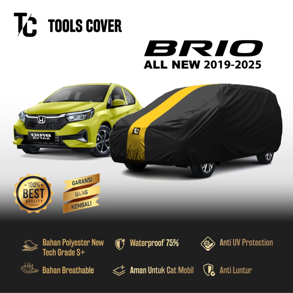 Sarung Mobil Brio Satya RS 2023 Cover Mobil Brio Satya RS 2023 Selimut Penutup Mobil Brio Satya Outd
