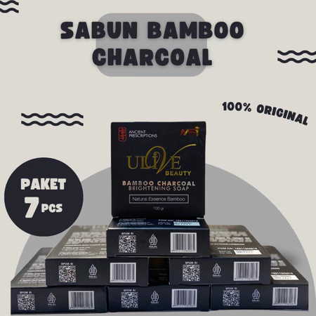 GN Sabun Bambo Charcoal Ulive Beauty isi 7 pcs