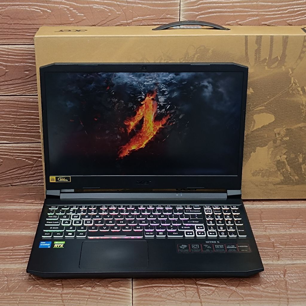 Laptop ACER NITRO 5 GAMING Intel Core i5-11400H RAM 8GB SSD 512GB RTX 3050 GEN11 RGB