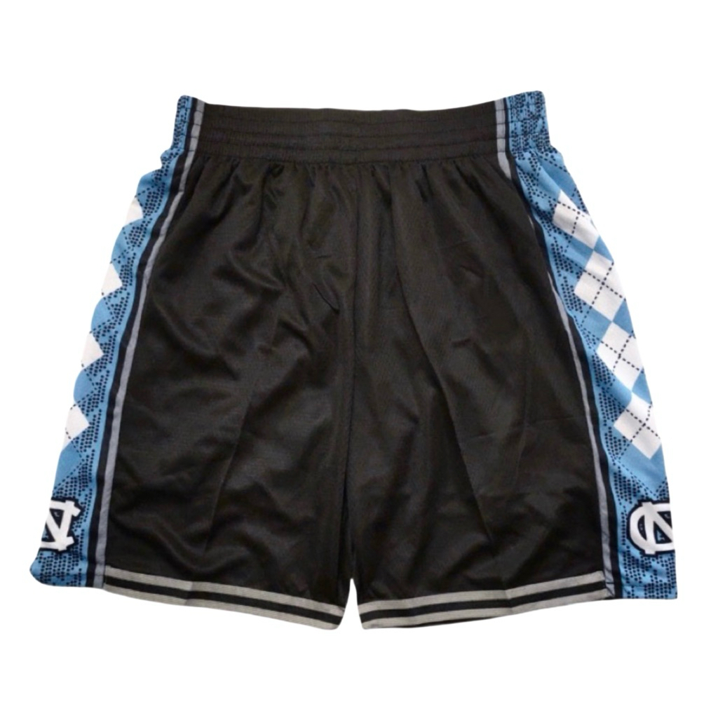BORDIR IMPORT CELANA BASKET CLASSIC NCAA NORTH CAROLINA UNC HITAM