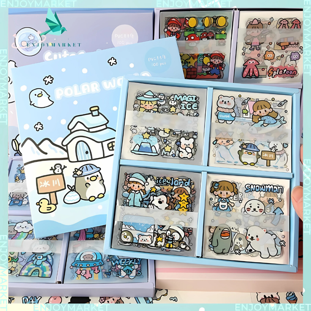 

Stiker Box Viral Sticker Aesthetic Tumbrl 1 Box isi 100 Lembar