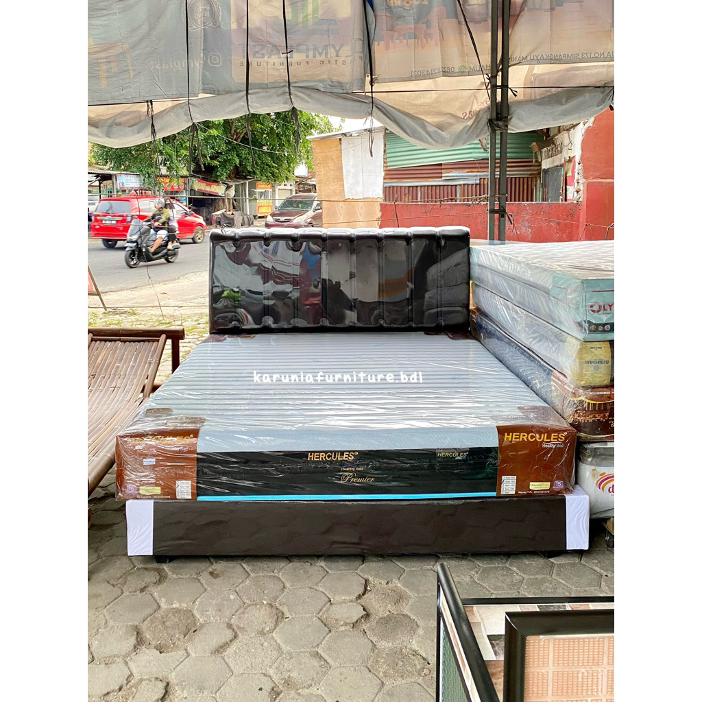 FULL SET KASUR BUSA HERCULES BY OCEAN | DIPAN SANDARAN BISA PILIH WARNA & MOTIF