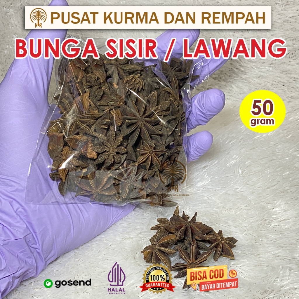 

bunga sisir 50gr - bunga lawang - rempah pekak - Star Aniseed - Ba Jiao 25gr 50gr