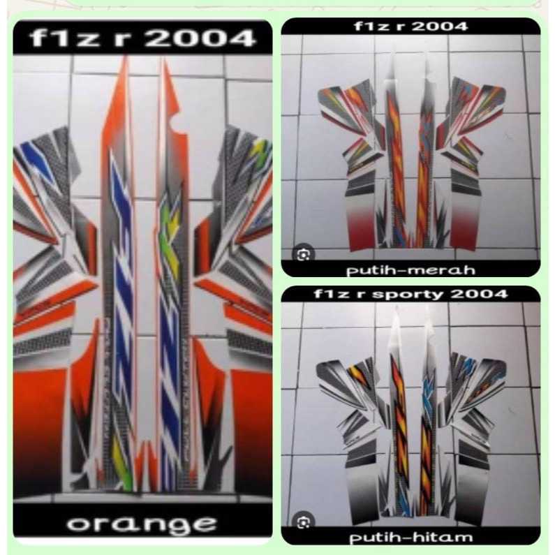 Stiker Striping Yamaha F1ZR 2004 - List Stiker Standar F1ZR 2004 - Striping Standar F1ZR 2004