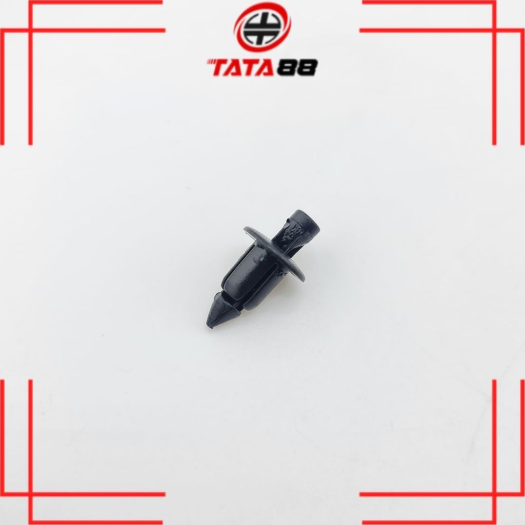 BAUT + KLIP PLASTIK M6 VARIO / SUPRA 125 - Baut Klip Kancing Body Rivet Plastik 6mm