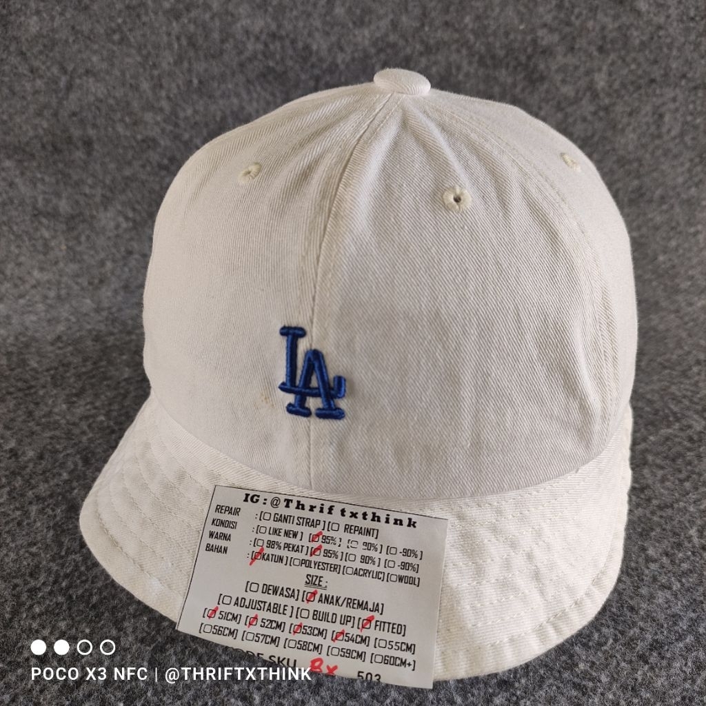 (ANAK) BUCKET HAT MLB LOGO LA SKU BX503