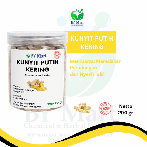

BY KIMIA & HERBAL - Kunyit Putih / Kunir Putih Kering Tanpa Campuran / Herbal Meredakan Peradangan