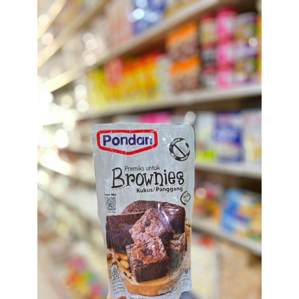 

Pondan Brownies Kukus / Panggang 230gr