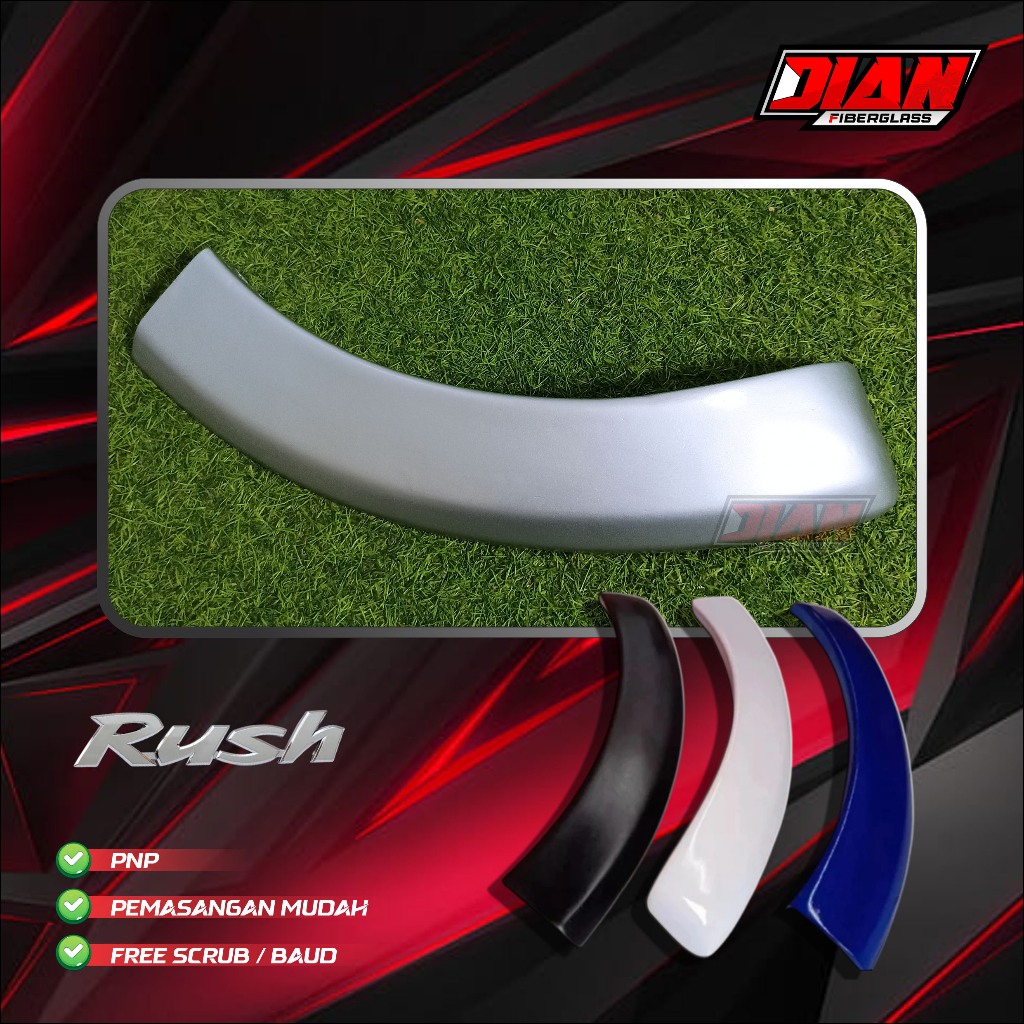 over fender sambungan bemper depan terios rush ori satuan