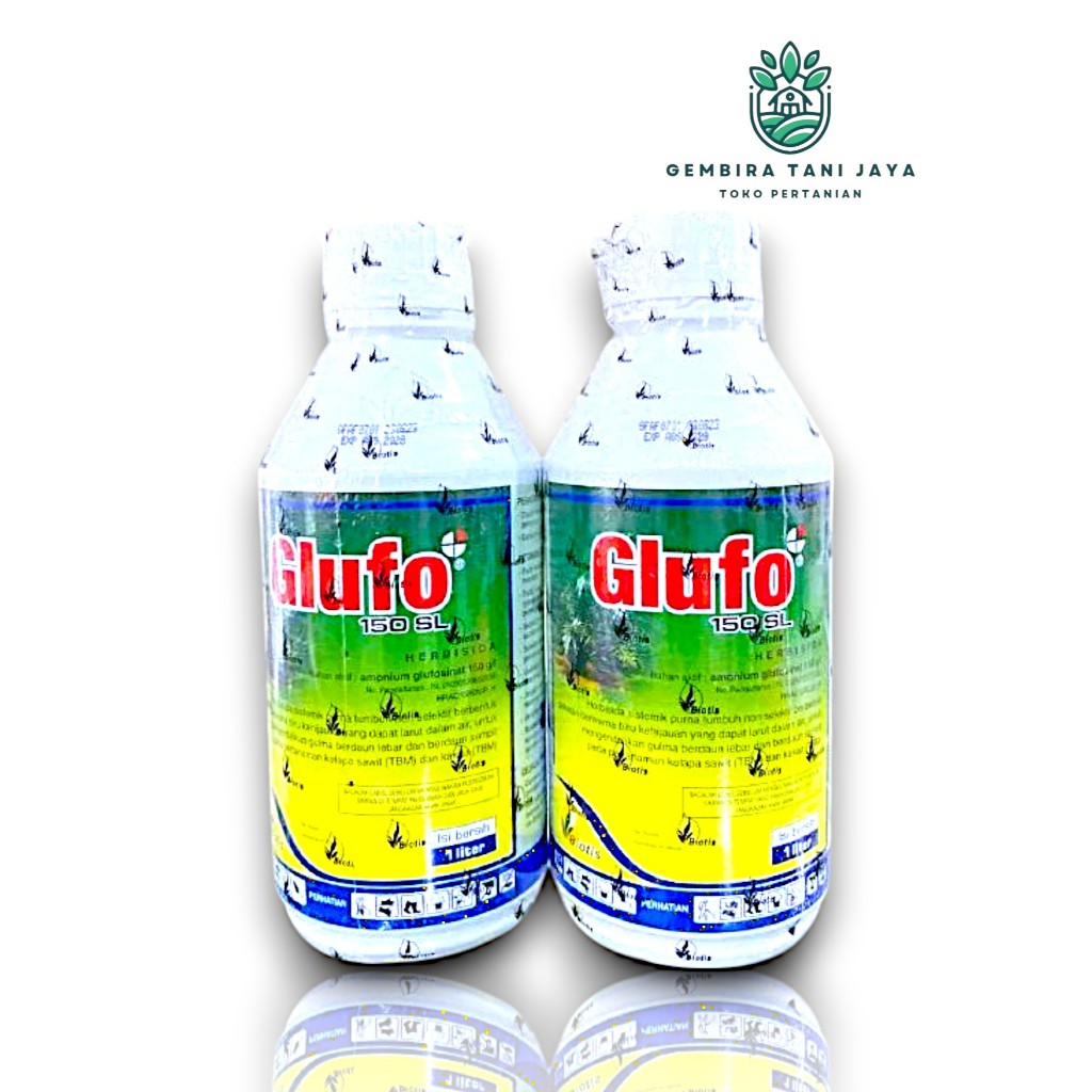HERBISIDA GLUFO 150 SL 1 LITER 1 LT OBAT RUMPUT LULANGAN BIOTIS