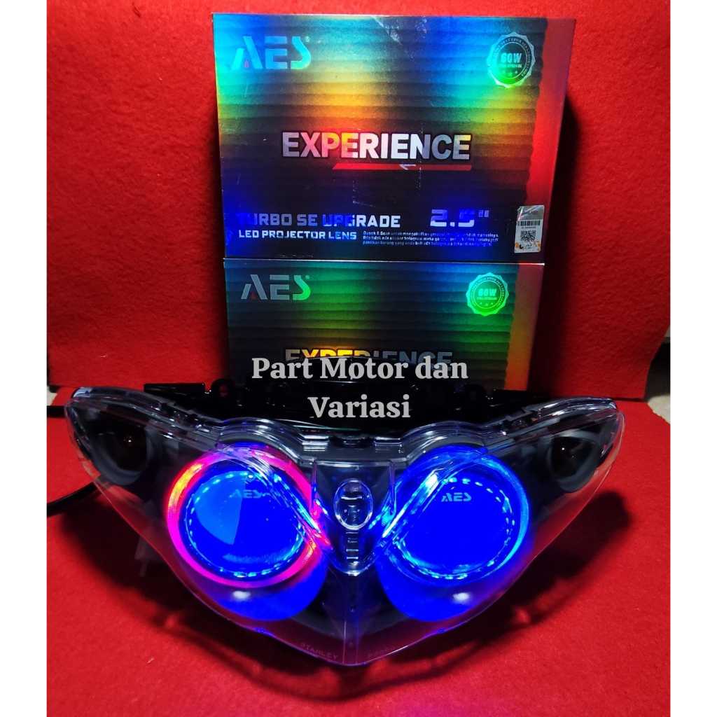 PROJIE BILED JUPITER Z BURHAN REFLEKTOR LAMPU DEPAN JUPITER Z BURHAN CUSTOM BILED AES EXPERIENCE 2,5