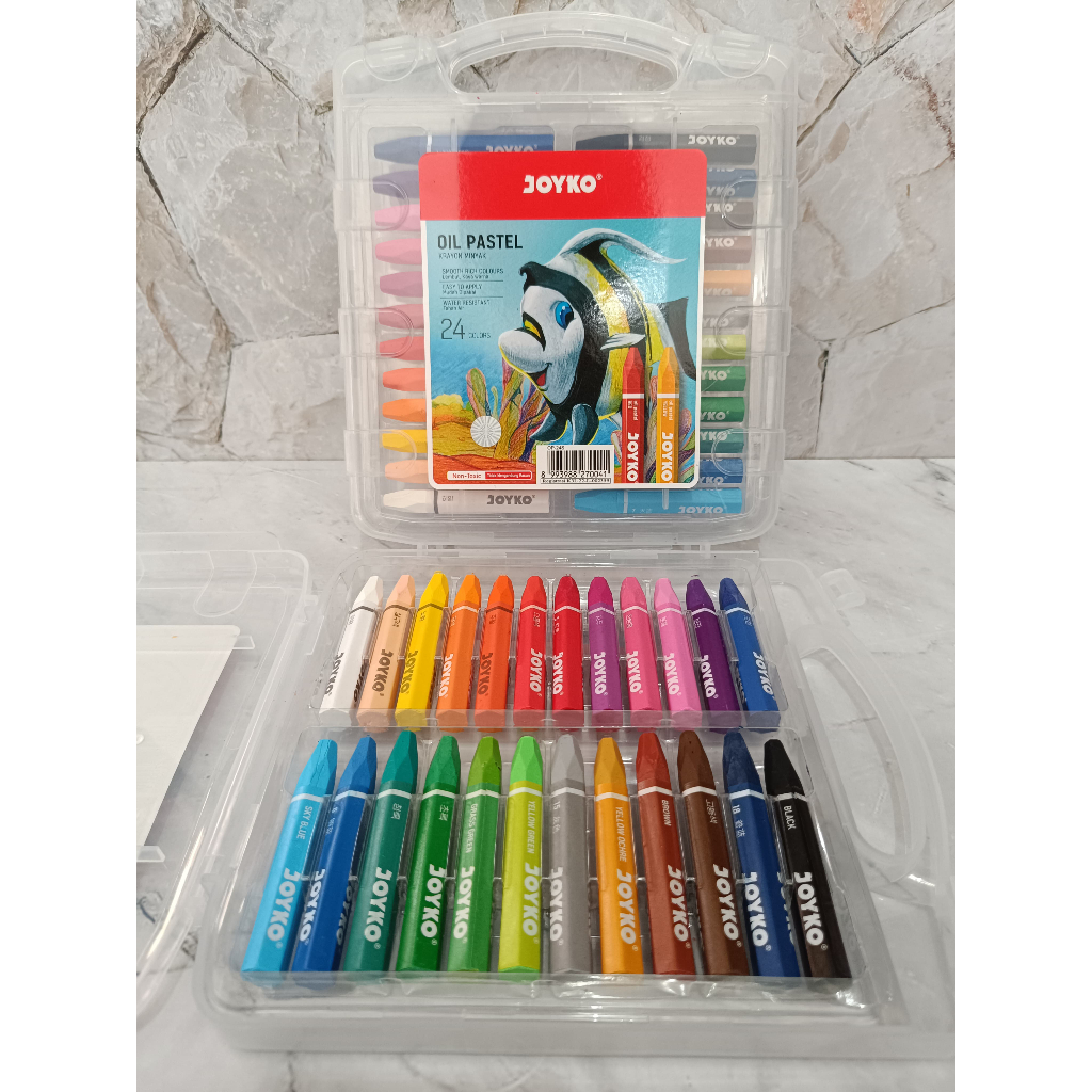 

SATU SET Oil Pastel Crayon Titi / Joyko 24 Warna