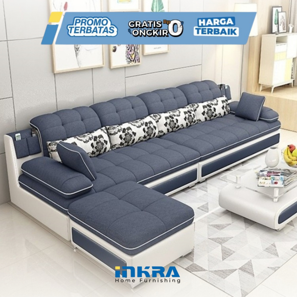 Sofa Minimalis Ruang Tamu Model L Terbaru