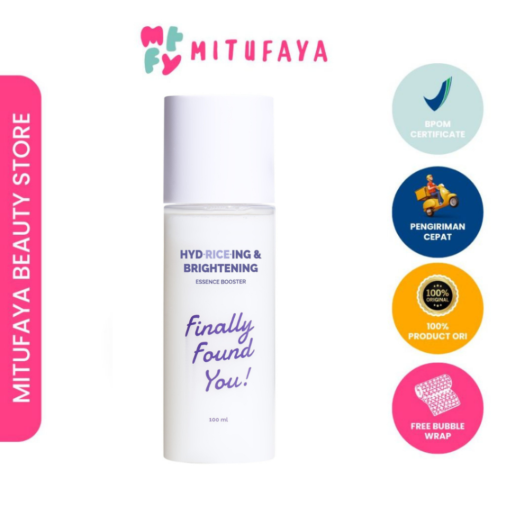 ❀ MITUFAYA ❀ FINALLY FOUND YOU  Hydriceing & Brightening Essence Booster | Melembabkan dan Mencerahk