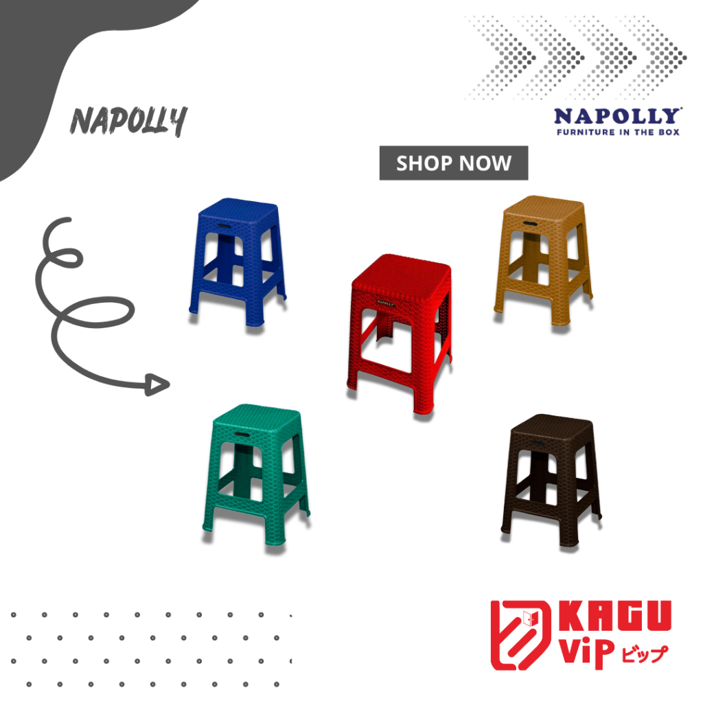 Kursi Plastik Napolly 3Y3